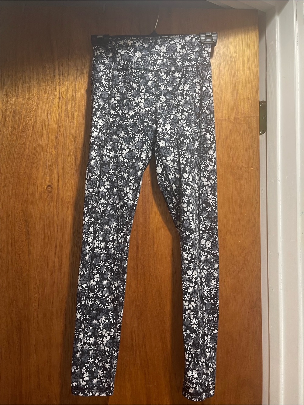 tek gear Black & White Floral Kids' Leggings